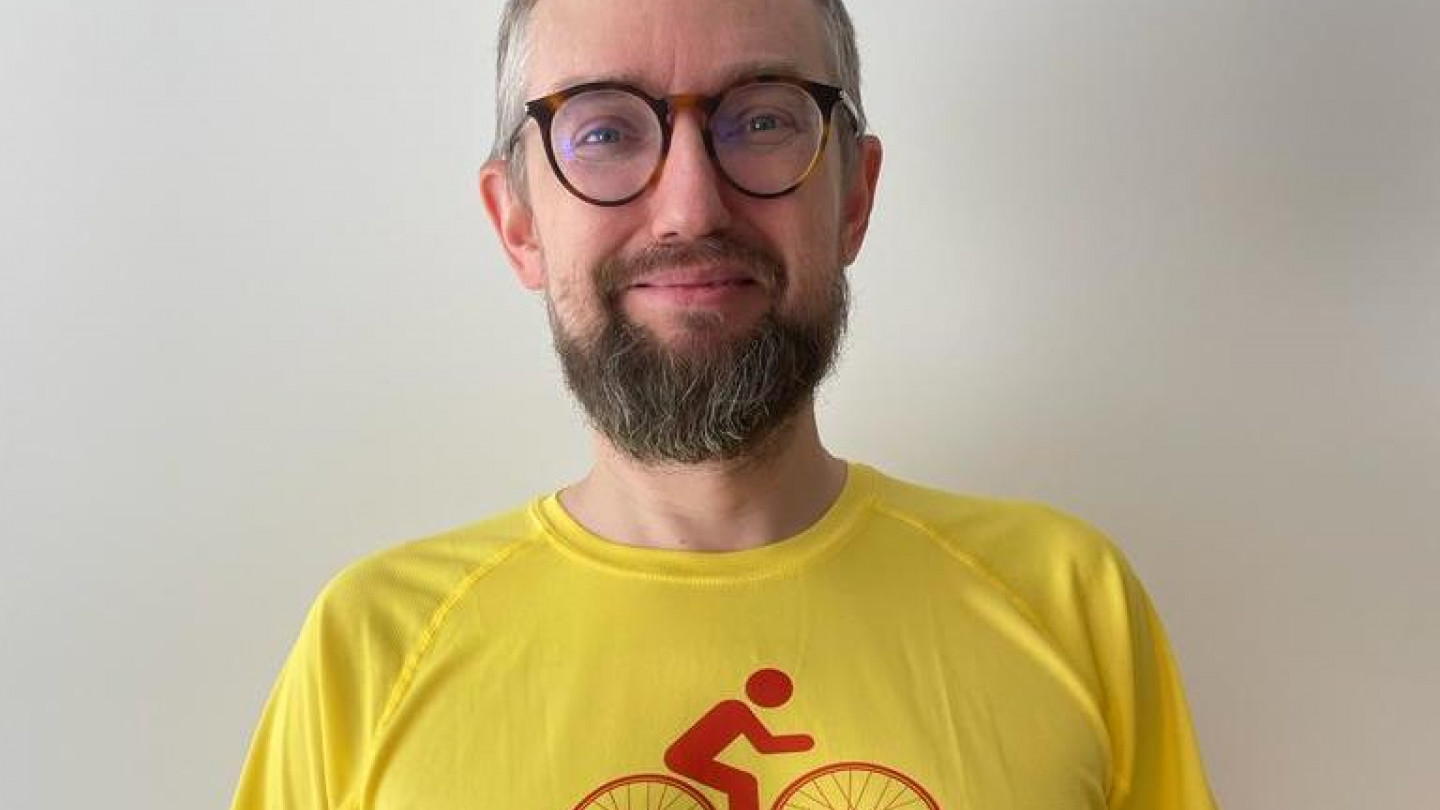 Radosław Szmit - zwycięzca konkursu na najaktywniejszego rowerzystę na Śląsku